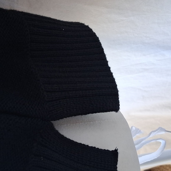 Quince 100% Organic Cotton Cropped Cardigan Black S - Picture 7 of 12